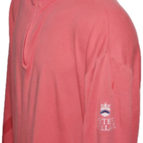 Rare Peter Millar Tour Design Pima Cotton 1/4 Zip Pullover Millar Crown Logo XL - Picture 2 of 10